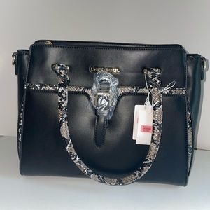 Black & grey Satchel